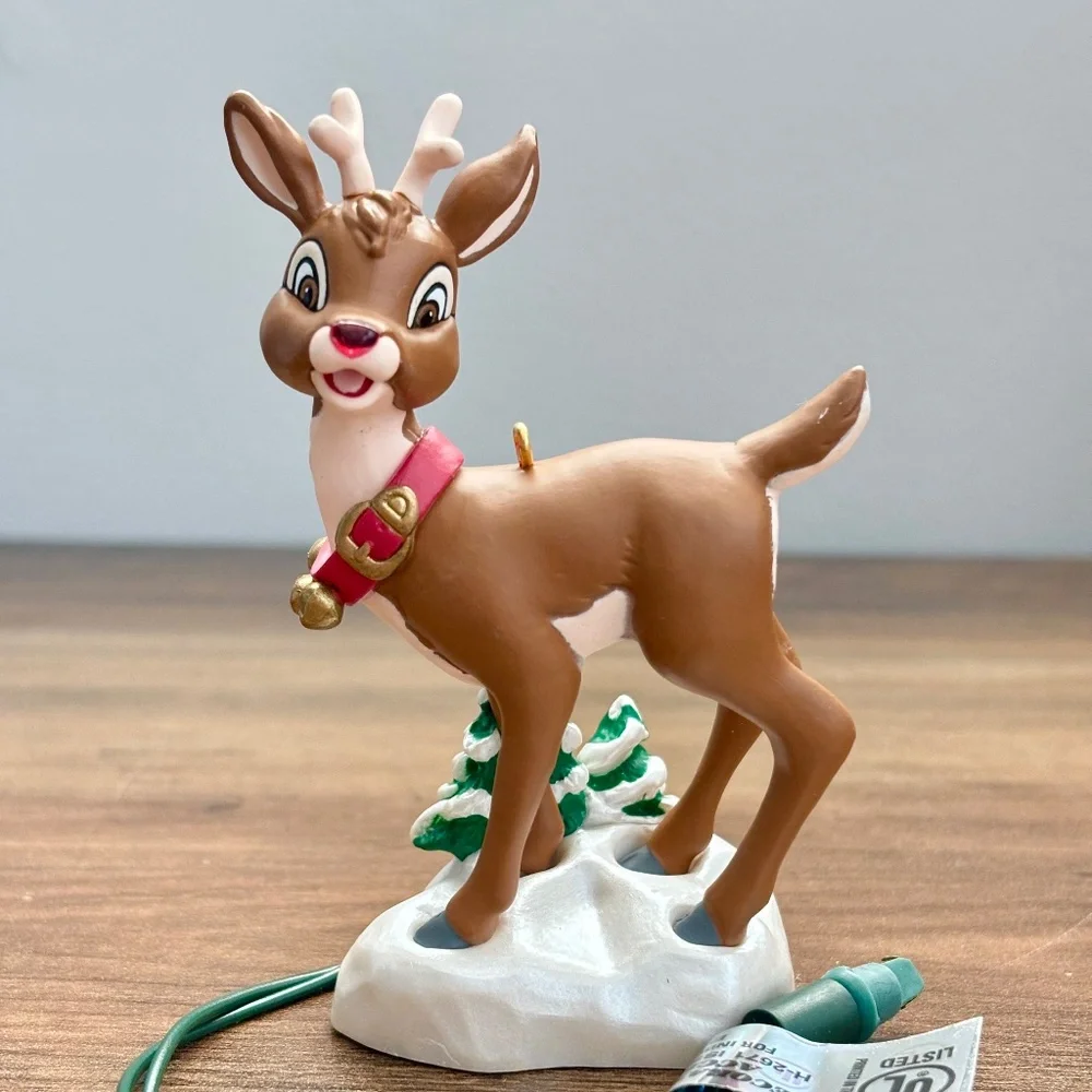 HALLMARK Christmas Ornament RUDOLPH THE RED NOSED REINDEER Collectors Club 1995